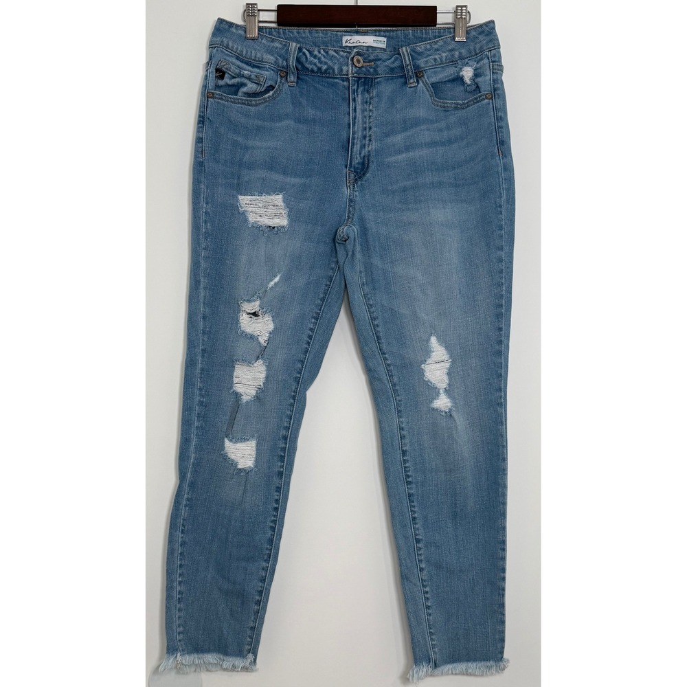 KanCan for Maurices Distressed Raw Hem Jeans Size 30